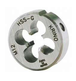 FILIERA TONDA HSS M12 PASSO 1,75 D 38 MM