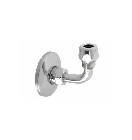 CURVETTA SOTTOLAVABO A 90° COMPLETA E GIREVOLE 1/2 x 3/8 Diam. 10