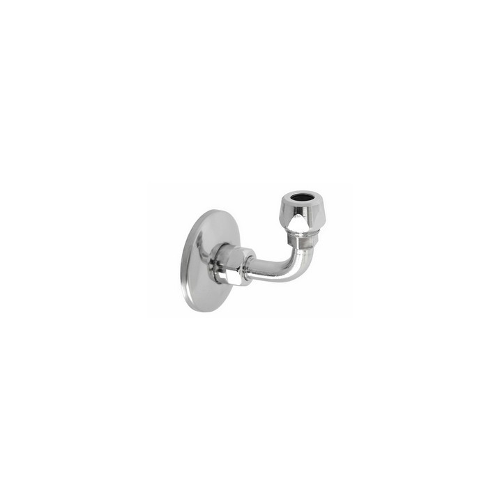 CURVETTA SOTTOLAVABO A 90° COMPLETA E GIREVOLE 1/2 x 3/8 Diam. 10