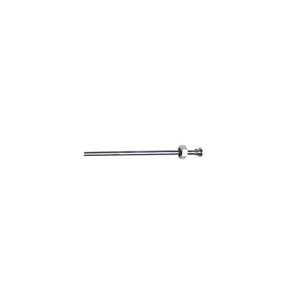 CANNETTA IN RAME CROMATA CON DADO 1/2 x 10 cm. 40