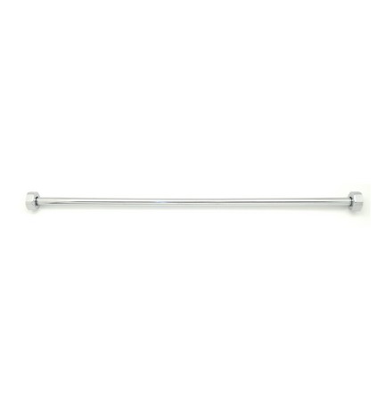 CANNETTA IN RAME CROMATA CON DUE CALOTTE ESAGONALI 1/2 10 x 400 mm
