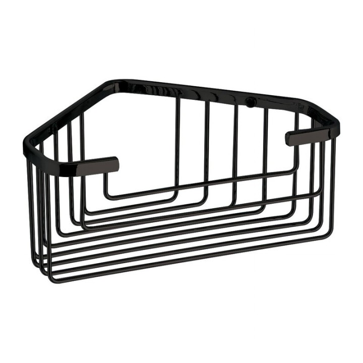 GEDY 2483 ANGOLIERA P/DOCCIA FILO ACC NERO OP