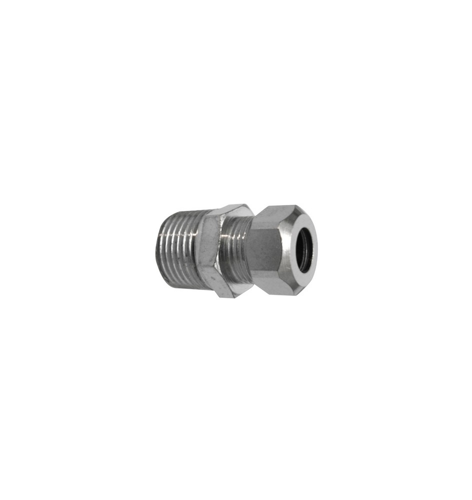 NIPPLE BICONO CROMATO PER CANNETTE 1/2 x 3/8 Diam. 10