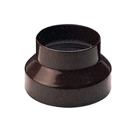 RIDUZIONE P/TUBO DI STUFA D 10/ 8 CM MARRONE