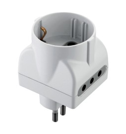 ADATTATORE TRIPLO 10A 2PR 10A E SCHUKO BIA FIG.15
