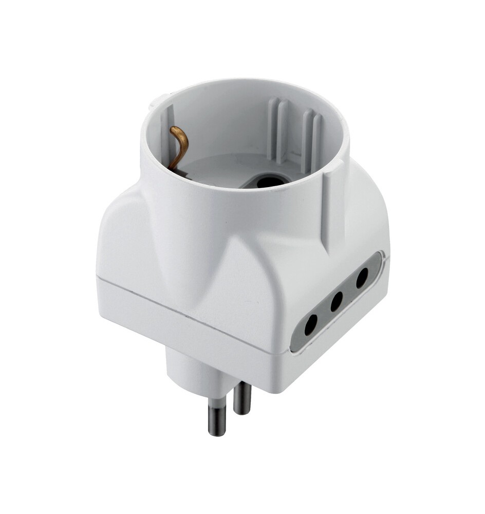 ADATTATORE TRIPLO 10A 2PR 10A E SCHUKO BIA FIG.15