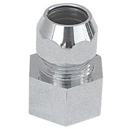 RACCORDO MF CON DADO CONICO CROMATO 3/8 x 3/8 Diam. 10