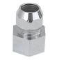 RACCORDO MF CON DADO CONICO CROMATO 3/8 x 3/8 Diam. 12