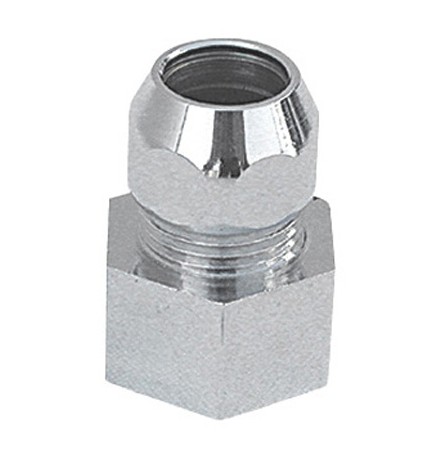 RACCORDO MF CON DADO CONICO CROMATO 1/2 x 3/8 Diam. 12