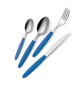 POSATE LIGHT BARATTOLO PZ.24 BLU 285 18/0