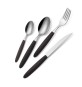 POSATE LIGHT BARATTOLO PZ.24 NERO 1 18/0