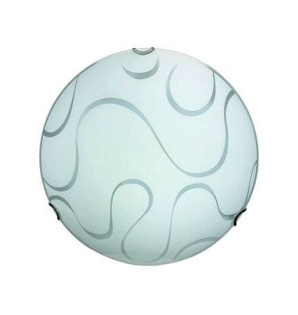 PLAFONIERA ONDA D 30 CM DECORAZ ONDA
