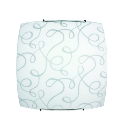 PLAFONIERA MARILENA 30X30 CM BIANCO