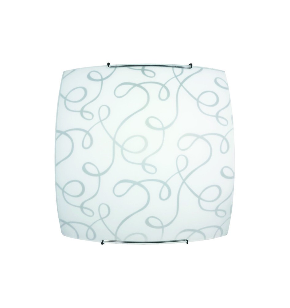 PLAFONIERA MARILENA 40X40 CM BIANCO