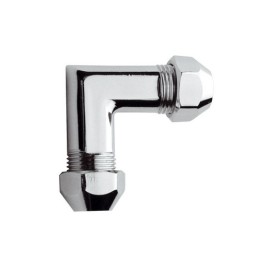 RACCORDO CURVO CON GUARNIZIONE E DADI CONICI 10x10 mm
