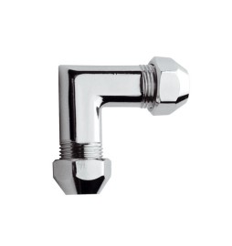RACCORDO CURVO CON GUARNIZIONE E DADI CONICI 10x10 mm