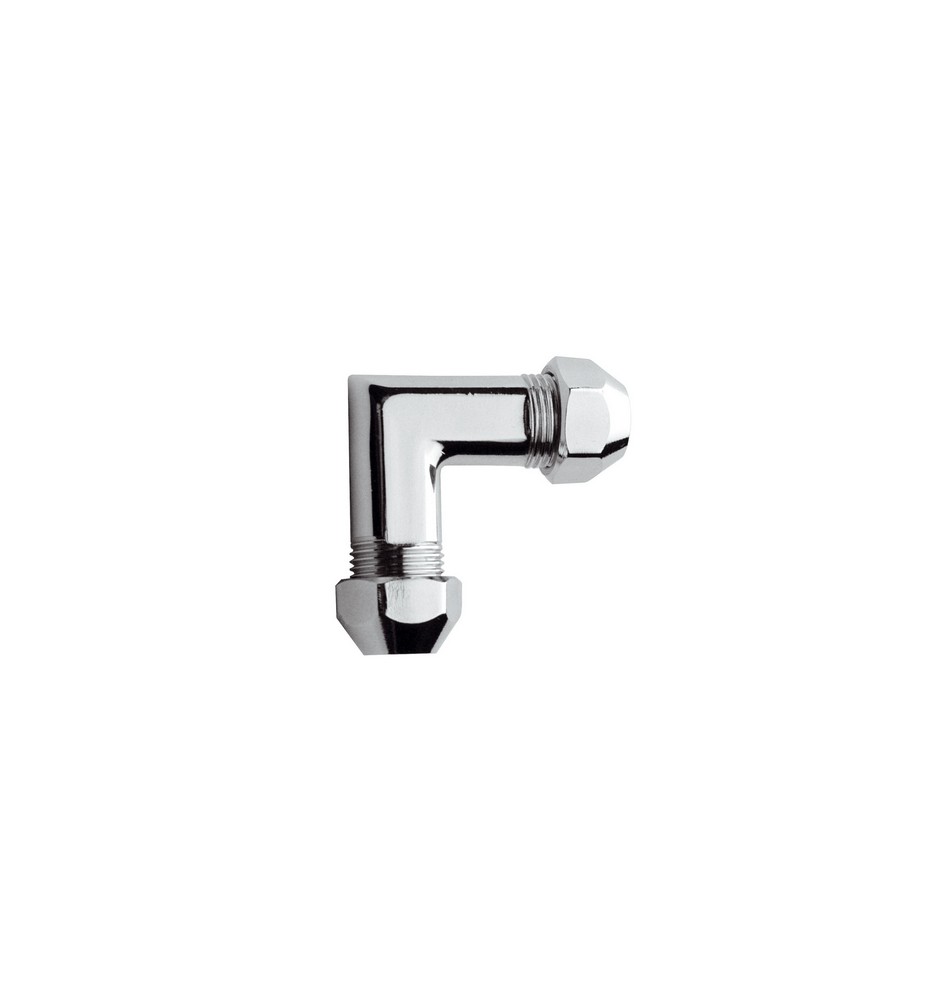 RACCORDO CURVO CON GUARNIZIONE E DADI CONICI 10x10 mm