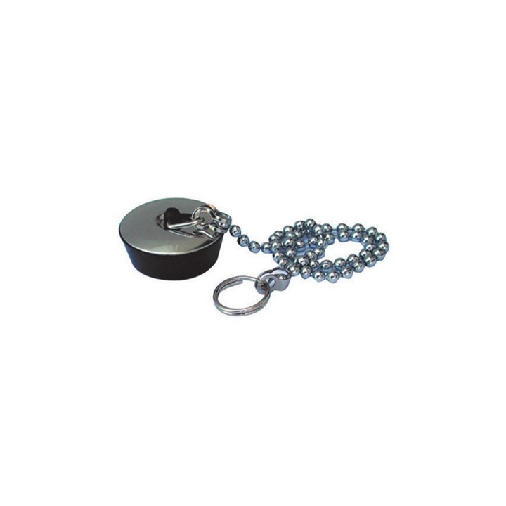 TAPPO IN GOMMA PER LAVABO MISURA PICCOLA Diam. 31 mm.