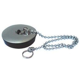 TAPPO IN GOMMA PER LAVELLO MISURA GRANDE Diam. 52 mm.