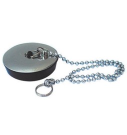 TAPPO IN GOMMA PER LAVELLO MISURA GRANDE Diam. 52 mm.