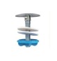 COPRIFORO IN PLASTICA PER LAVABO-BIDET D.55 Cromo