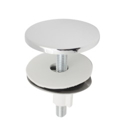 COPRIFORO PER LAVABO IN OTTONE TIPO PESANTE Cromo