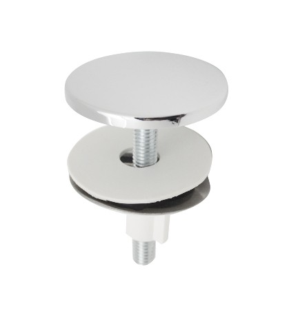 COPRIFORO PER LAVABO IN OTTONE TIPO PESANTE Cromo