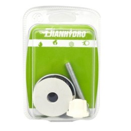 COPRIFORO PER LAVABO IN OTTONE TIPO PESANTE BLISTER Cromo