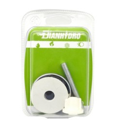 COPRIFORO PER LAVABO IN OTTONE TIPO PESANTE BLISTER Cromo