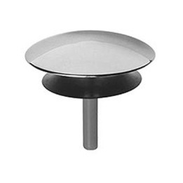 TAPPARELLO IN OTTONE CROMATO PER COLONNA VASCA Cromo