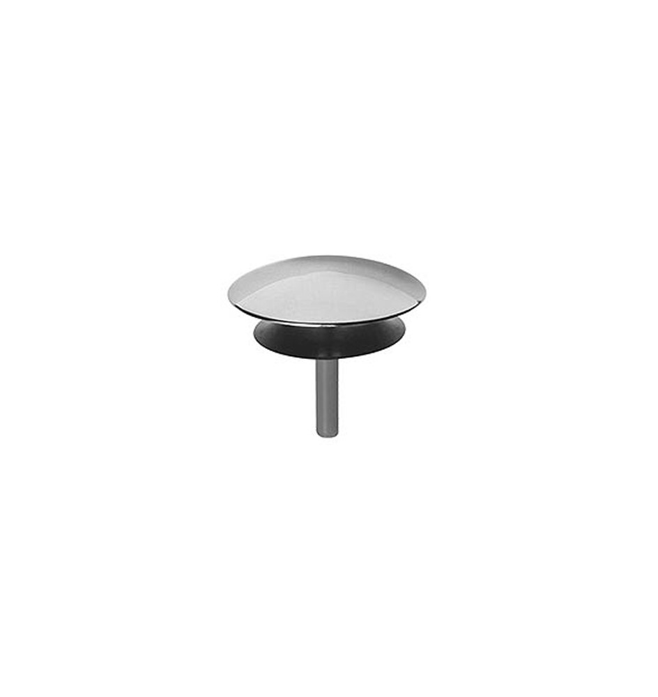 TAPPARELLO IN OTTONE CROMATO PER COLONNA VASCA Cromo