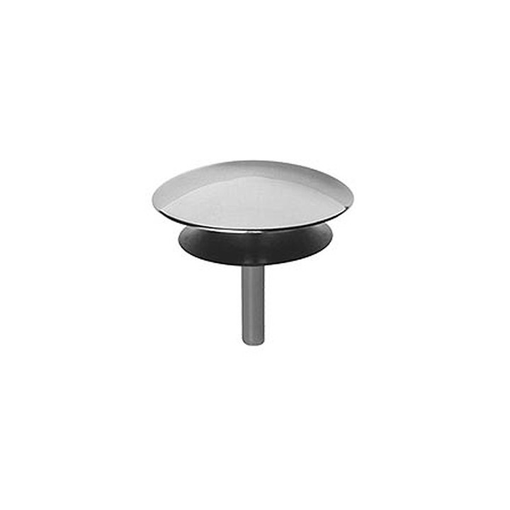 TAPPARELLO IN OTTONE CROMATO PER COLONNA VASCA Cromo