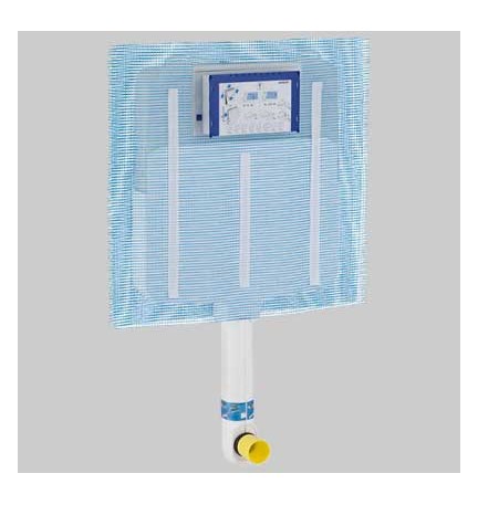 CASSETTA INCASSO SIGMA8 WC - Doppio scarico