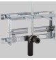 MODULO COMBIFIX ITALIA INOX PER BIDET SOSPESI - Con curva
