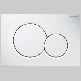PLACCA DI COMANDO SIGMA01 DOPPIO TASTO - CROMATA