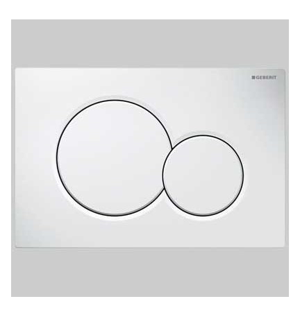 PLACCA DI COMANDO SIGMA01 DOPPIO TASTO - CROMATA