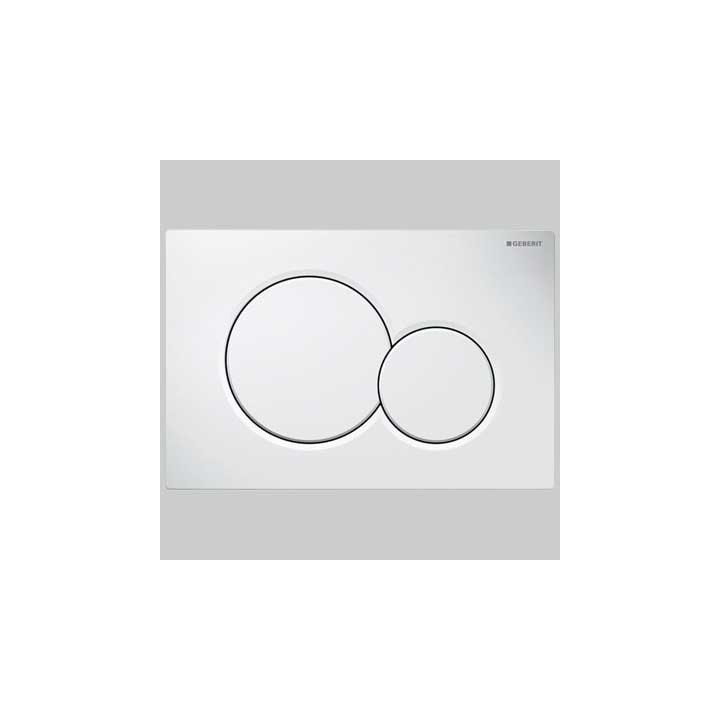 PLACCA DI COMANDO SIGMA01 DOPPIO TASTO - CROMATA