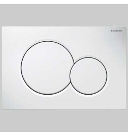 PLACCA DI COMANDO SIGMA01 DOPPIO TASTO - CROMO-SATINATA