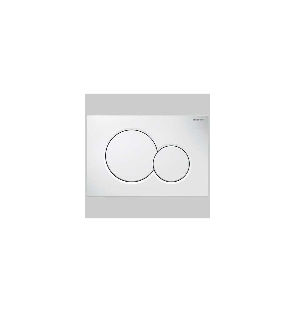 PLACCA DI COMANDO SIGMA01 DOPPIO TASTO - OTTONE LUCIDO