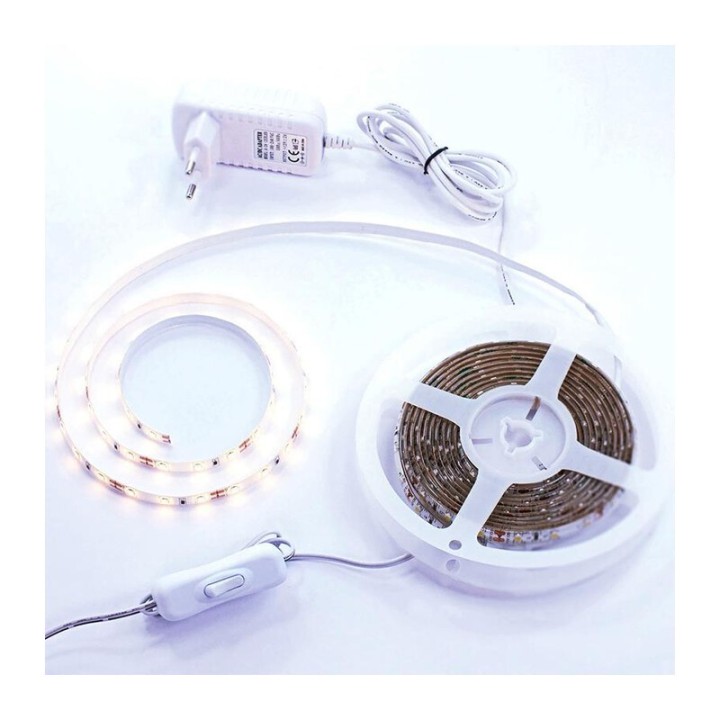 KIT STRIP LED 7,2W 3 M IP54 NATURALE