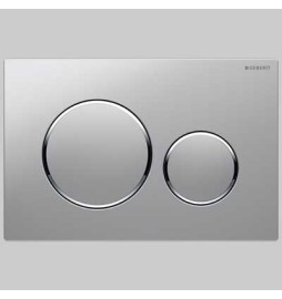 PLACCA DI COMANDO SIGMA20 DOPPIO TASTO - ACCIAO INOX