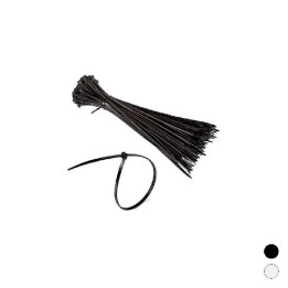 100 PZ FASCETTE DI CABLAGGIO IN NYLON Nera 4,5 x 280 mm