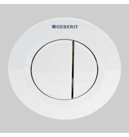 COMANDO PNEUMATICO 01 DOPPIO TASTO VERSIONE INCASSO - Bianco