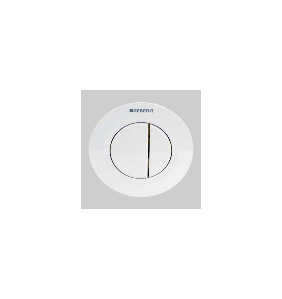 COMANDO PNEUMATICO 01 DOPPIO TASTO VERSIONE INCASSO - Bianco