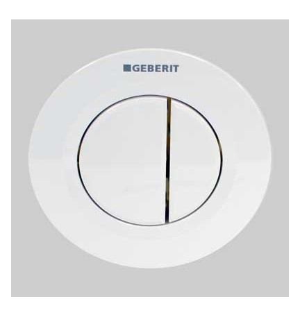 COMANDO PNEUMATICO 01 DOPPIO TASTO VERSIONE INCASSO - Bianco