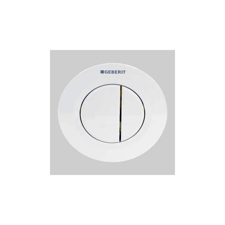 COMANDO PNEUMATICO 01 DOPPIO TASTO VERSIONE INCASSO - Bianco