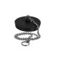 TAPPO GOMMA CON CATENA ED ANELLO Diam. 40 mm
