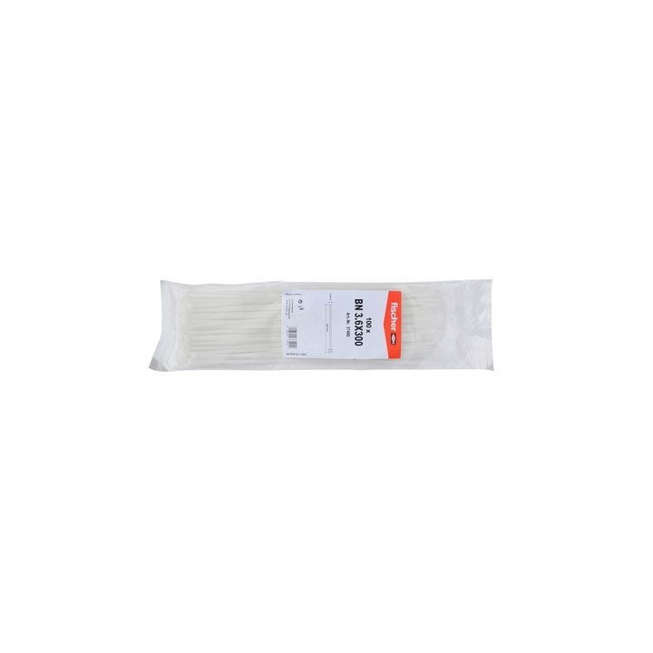 100 PZ FASCETTE PER CABLAGGIO IN NYLON 3.6 x 140 mm