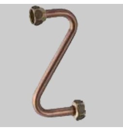 TUBO RAME PER GALLEGGIANTE GEBERIT - Ø 10 - dado 3/8