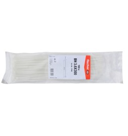 100 PZ FASCETTE PER CABLAGGIO IN NYLON 3.6 x 200 mm